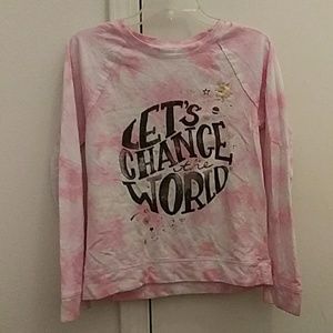 Cute Tiedie Long Sleve Shirt